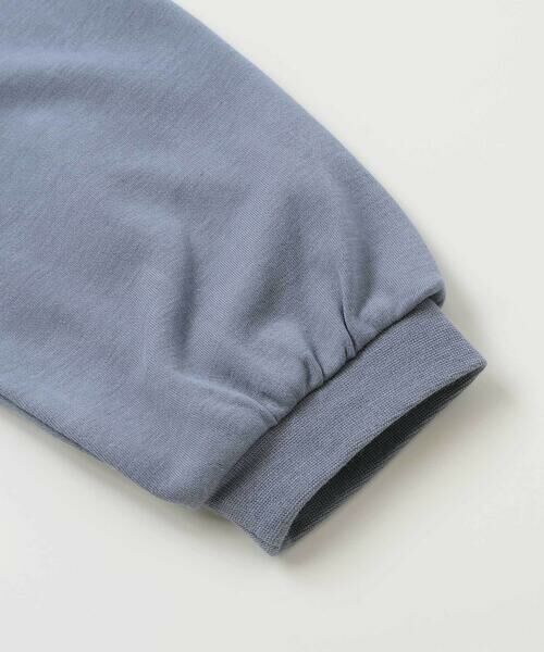 Noeil aime BeBe / ノイユ エーム べべ ミニ丈・ひざ丈ワンピース | 【お揃い】花柄付け襟＋花柄切り替えスムース長袖ワンピース(80~130cm) | 詳細18