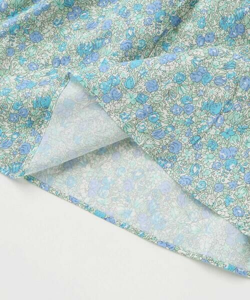 Noeil aime BeBe / ノイユ エーム べべ ミニ丈・ひざ丈ワンピース | 【お揃い】花柄付け襟＋花柄切り替えスムース長袖ワンピース(80~130cm) | 詳細21