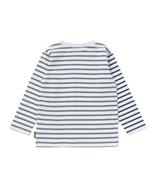 Noeil aime BeBe / ノイユ エーム べべ Tシャツ | 車プリント天竺半袖Tシャツ+ボーダー柄長袖Tシャツセット(80~130cm) | 詳細12