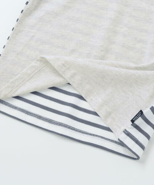 Noeil aime BeBe / ノイユ エーム べべ Tシャツ | 車プリント天竺半袖Tシャツ+ボーダー柄長袖Tシャツセット(80~130cm) | 詳細21