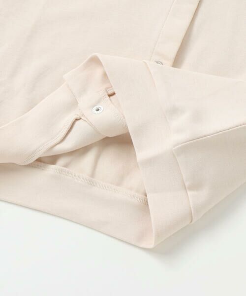 Noeil aime BeBe / ノイユ エーム べべ カーディガン・ボレロ | ティータイムプリント天竺半袖Tシャツ＋リボン付きスムース長袖カーディガンセット(80~130cm) | 詳細14