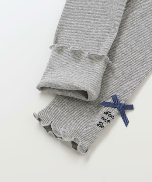 Noeil aime BeBe / ノイユ エーム べべ レギンス・スパッツ | テレコリボン付きレギンス(80~130cm) | 詳細4