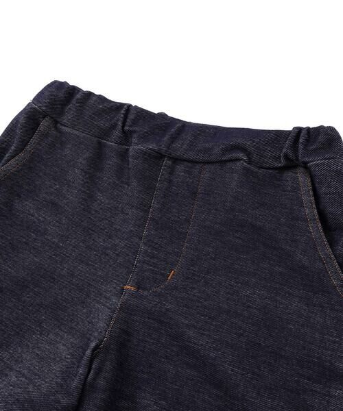 Noeil aime BeBe / ノイユ エーム べべ ショート・ハーフ・半端丈パンツ | 【お揃い】デニムニット裾フリルショートパンツ(80~130cm) | 詳細5