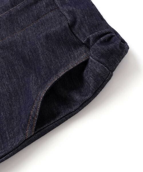 Noeil aime BeBe / ノイユ エーム べべ ショート・ハーフ・半端丈パンツ | 【お揃い】デニムニット裾フリルショートパンツ(80~130cm) | 詳細7