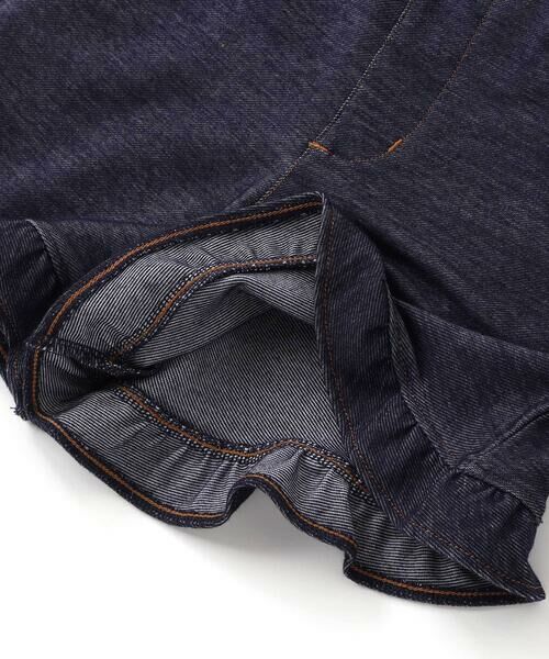 Noeil aime BeBe / ノイユ エーム べべ ショート・ハーフ・半端丈パンツ | 【お揃い】デニムニット裾フリルショートパンツ(80~130cm) | 詳細8