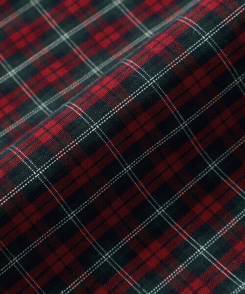 Noeil aime BeBe / ノイユ エーム べべ Tシャツ | チェック袖切り替え天竺長袖Tシャツ(80~130cm) | 詳細13