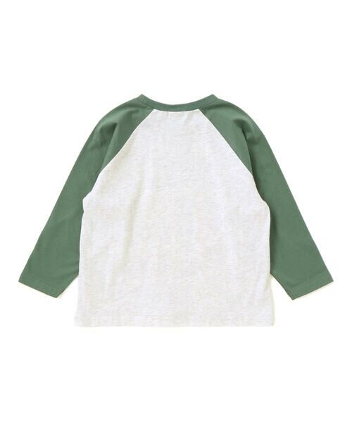 Noeil aime BeBe / ノイユ エーム べべ Tシャツ | 車総柄配色天竺ラグラン長袖Tシャツ(80~130cm) | 詳細6