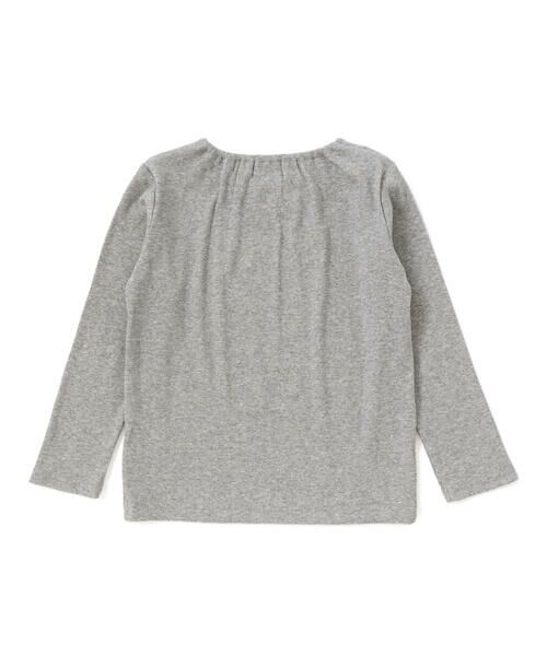 Noeil aime BeBe / ノイユ エーム べべ Tシャツ | フリル襟テレコ長袖Tシャツ(80~130cm) | 詳細2