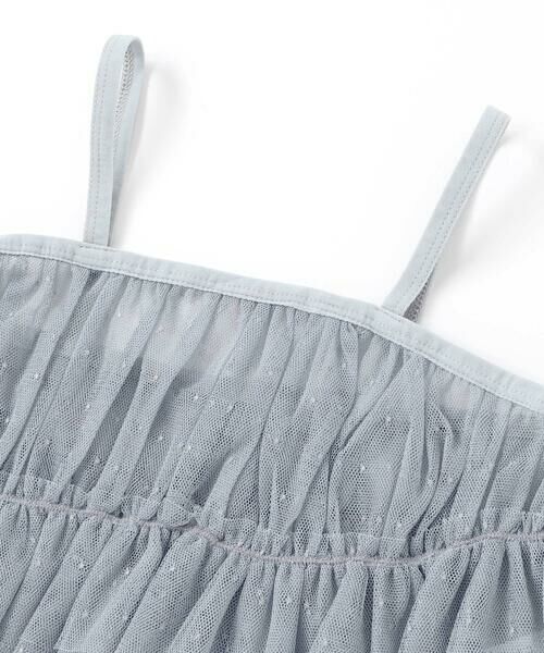 Noeil aime BeBe / ノイユ エーム べべ ミニ丈・ひざ丈ワンピース | ラメチュールキャミx天竺ワンピースセット(80~130cm) | 詳細15