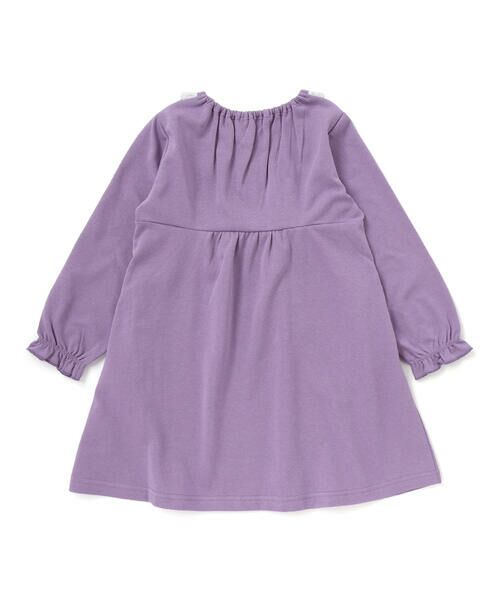 Noeil aime BeBe / ノイユ エーム べべ ミニ丈・ひざ丈ワンピース | レースフリル襟インレイワンピース(80~130cm) | 詳細6