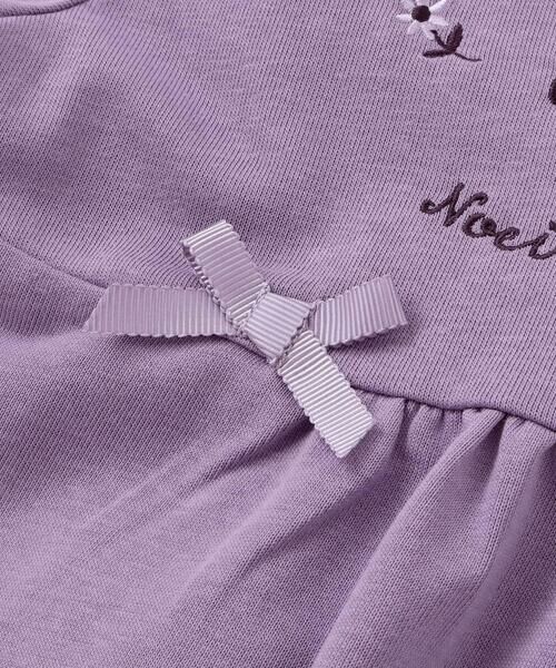 Noeil aime BeBe / ノイユ エーム べべ ミニ丈・ひざ丈ワンピース | レースフリル襟インレイワンピース(80~130cm) | 詳細9