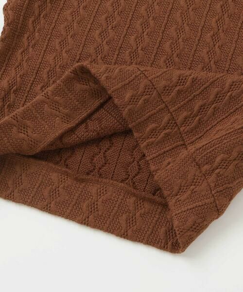 Noeil aime BeBe / ノイユ エーム べべ シャツ・ブラウス | 【お揃い】タータンチェックシャツ＋ケーブルジャガードベストセット(90~130cm) | 詳細15