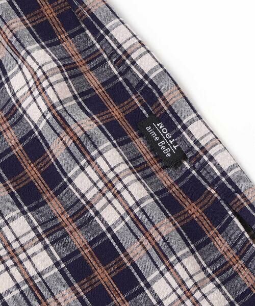 Noeil aime BeBe / ノイユ エーム べべ シャツ・ブラウス | 【お揃い】タータンチェックシャツ＋ケーブルジャガードベストセット(90~130cm) | 詳細19