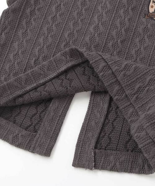 Noeil aime BeBe / ノイユ エーム べべ ミニ丈・ひざ丈ワンピース | 【お揃い】タータンチェックワンピース+ケーブルジャガードベストセット(90~130cm) | 詳細6