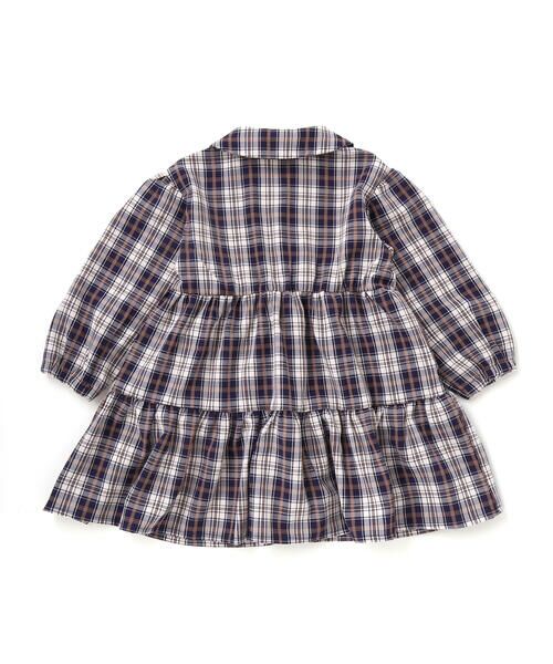 Noeil aime BeBe / ノイユ エーム べべ ミニ丈・ひざ丈ワンピース | 【お揃い】タータンチェックワンピース+ケーブルジャガードベストセット(90~130cm) | 詳細20