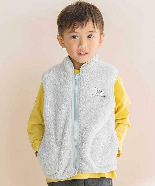 Noeil aime BeBe / ノイユ エーム べべ ブルゾン | 【撥水】【お揃い】タフタベストライナー付き3WAYジャケット(90~130cm) | 詳細3