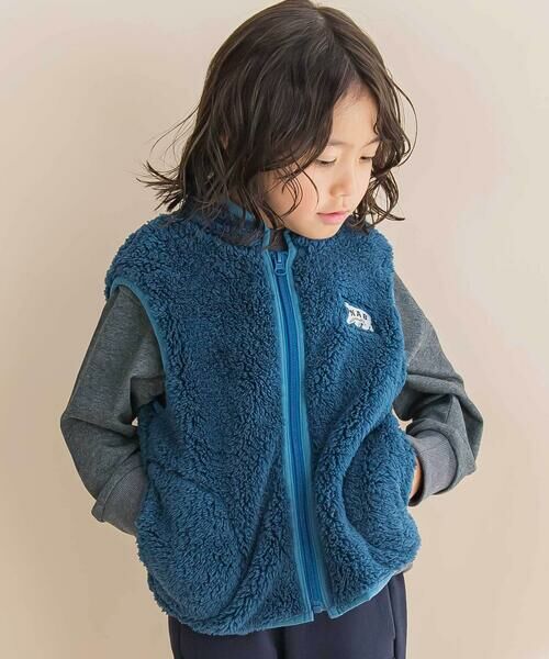 Noeil aime BeBe / ノイユ エーム べべ ブルゾン | 【撥水】【お揃い】タフタベストライナー付き3WAYジャケット(90~130cm) | 詳細11