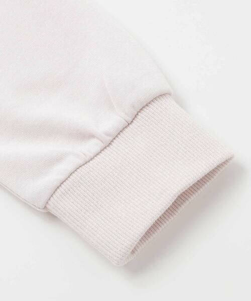 Noeil aime BeBe / ノイユ エーム べべ スウェット | パール風プリントリボン付きインレイトレーナー(80~130cm) | 詳細8