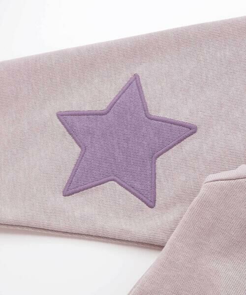 Noeil aime BeBe / ノイユ エーム べべ スウェット | 星エルボーパッチ付きロゴ入りインレイトレーナー(80~130cm) | 詳細15