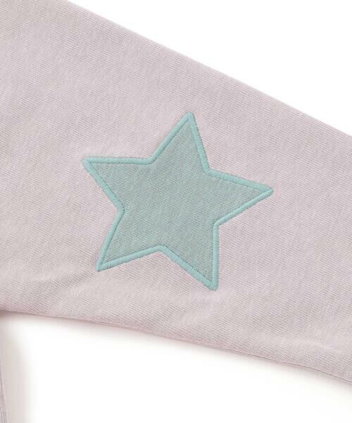 Noeil aime BeBe / ノイユ エーム べべ スウェット | 星エルボーパッチ付きロゴ入りインレイトレーナー(80~130cm) | 詳細16