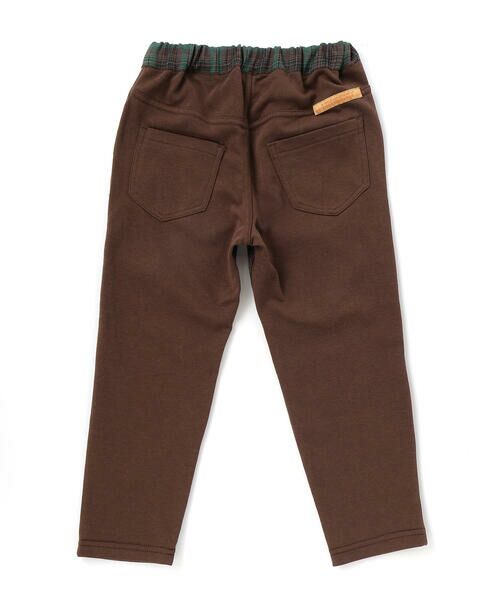 Noeil aime BeBe / ノイユ エーム べべ チノ・ワークパンツ | タータンチェックｘインレイ切り替えパンツ(80~130cm) | 詳細5