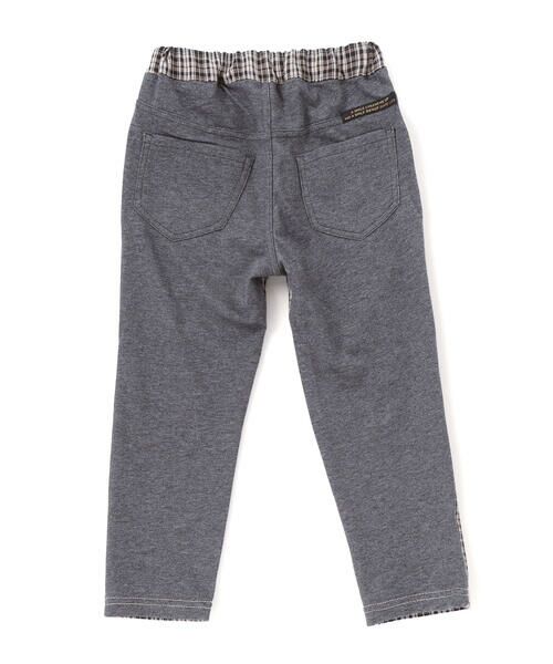 Noeil aime BeBe / ノイユ エーム べべ チノ・ワークパンツ | タータンチェックｘインレイ切り替えパンツ(80~130cm) | 詳細11