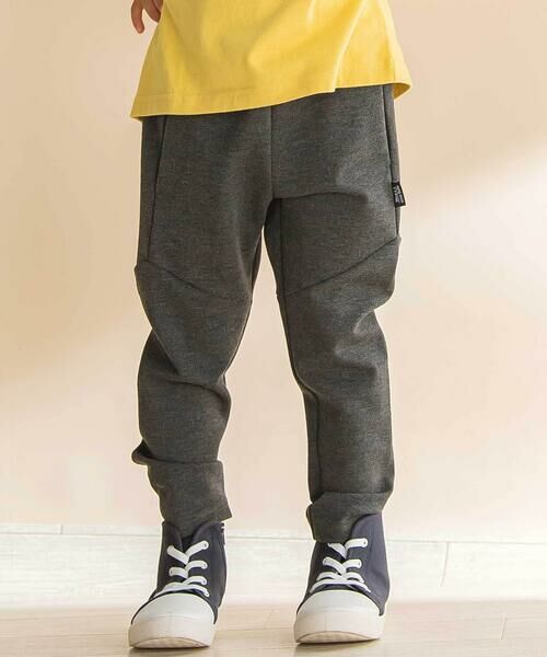 Noeil aime BeBe/ノイユ エーム べべ ストレッチポンチジョガーパンツ(80~130cm) グレー 110cm Noeil aime BeBe/ノイユ エーム べべ ストレッチポンチジョガーパンツ(80~130cm) グレー 110cm