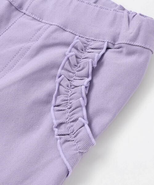 Noeil aime BeBe / ノイユ エーム べべ チノ・ワークパンツ | リボン付きストレッチツイルスリムパンツ(80~130cm) | 詳細11