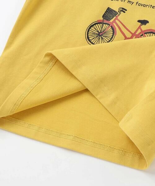 Noeil aime BeBe / ノイユ エーム べべ Tシャツ | 自転車プリント天竺ドロップショルダーＴシャツ(80~130cm) | 詳細7