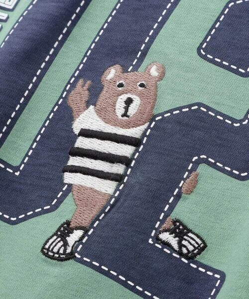 Noeil aime BeBe / ノイユ エーム べべ Tシャツ | ナンバリング天竺ドロップショルダーTシャツ(80~130cm) | 詳細10