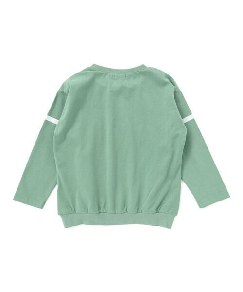 Noeil aime BeBe / ノイユ エーム べべ Tシャツ | ナンバリング天竺ドロップショルダーTシャツ(80~130cm) | 詳細5