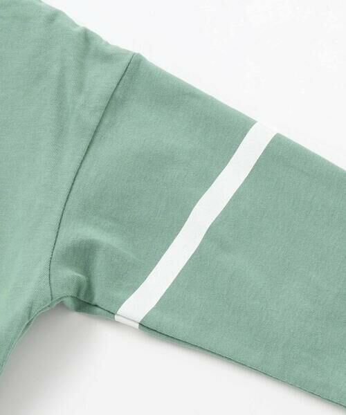 Noeil aime BeBe / ノイユ エーム べべ Tシャツ | ナンバリング天竺ドロップショルダーTシャツ(80~130cm) | 詳細7