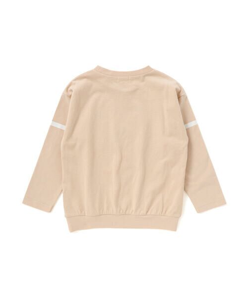 Noeil aime BeBe / ノイユ エーム べべ Tシャツ | ナンバリング天竺ドロップショルダーTシャツ(80~130cm) | 詳細16