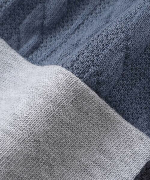 Noeil aime BeBe / ノイユ エーム べべ ミニ丈・ひざ丈ワンピース | 【お揃い】飛び裏毛ｘケーブルJQニットブロック切り替えワンピース(80~130cm) | 詳細13