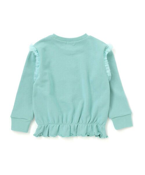 Noeil aime BeBe / ノイユ エーム べべ スウェット | TC裏毛ネコ刺しゅうチュール付きトレーナー(80~130cm) | 詳細1