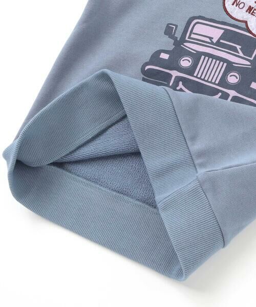 Noeil aime BeBe / ノイユ エーム べべ スウェット | TC裏毛車パッチ刺しゅうトレーナー(80~130cm) | 詳細13