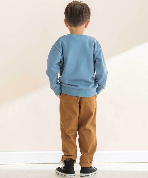 Noeil aime BeBe / ノイユ エーム べべ スウェット | TC裏毛車パッチ刺しゅうトレーナー(80~130cm) | 詳細6