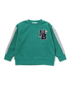 Noeil aime BeBe / ノイユ エーム べべ スウェット | 杢裏毛ロゴワッペン付きトレーナー(80~130cm)