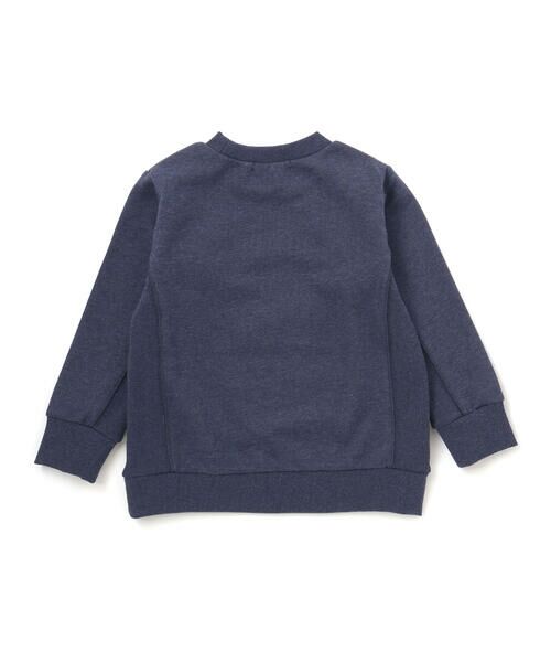 Noeil aime BeBe / ノイユ エーム べべ スウェット | 杢裏毛サガラ刺しゅうトレーナー(80~130cm) | 詳細4
