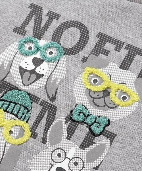 Noeil aime BeBe / ノイユ エーム べべ スウェット | 杢裏毛サガラ刺しゅうトレーナー(80~130cm) | 詳細11