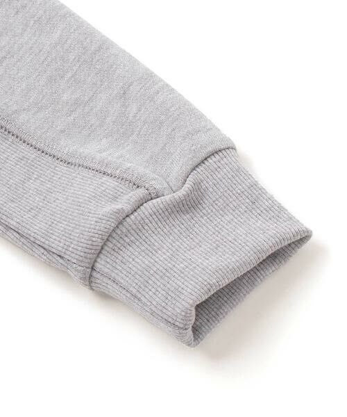 Noeil aime BeBe / ノイユ エーム べべ スウェット | 杢裏毛サガラ刺しゅうトレーナー(80~130cm) | 詳細12