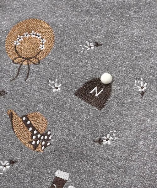 Noeil aime BeBe / ノイユ エーム べべ スウェット | ラメ裏毛裾フリルトレーナー(80~130cm) | 詳細13