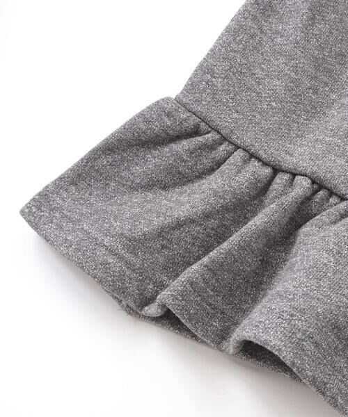 Noeil aime BeBe / ノイユ エーム べべ スウェット | ラメ裏毛裾フリルトレーナー(80~130cm) | 詳細15