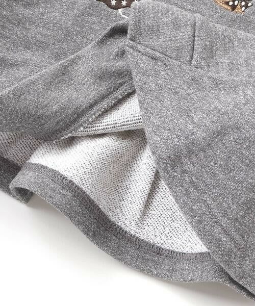 Noeil aime BeBe / ノイユ エーム べべ スウェット | ラメ裏毛裾フリルトレーナー(80~130cm) | 詳細16