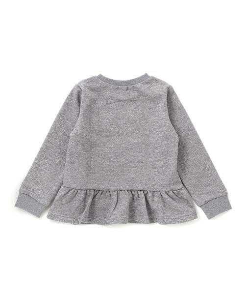 Noeil aime BeBe / ノイユ エーム べべ スウェット | ラメ裏毛裾フリルトレーナー(80~130cm) | 詳細10