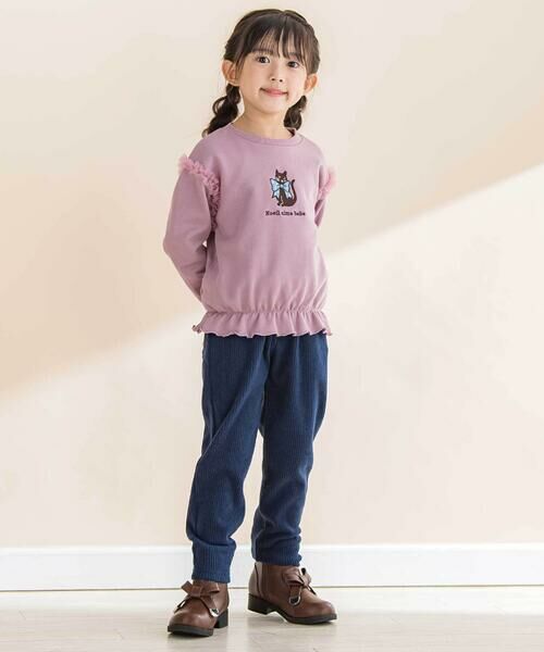 Noeil aime BeBe / ノイユ エーム べべ その他パンツ | ニットコールロングパンツ(80~130cm) | 詳細2