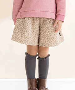 Noeil aime BeBe / ノイユ エーム べべ その他パンツ | 【お揃い】花柄ふくれJQキュロットパンツ(90~130cm)