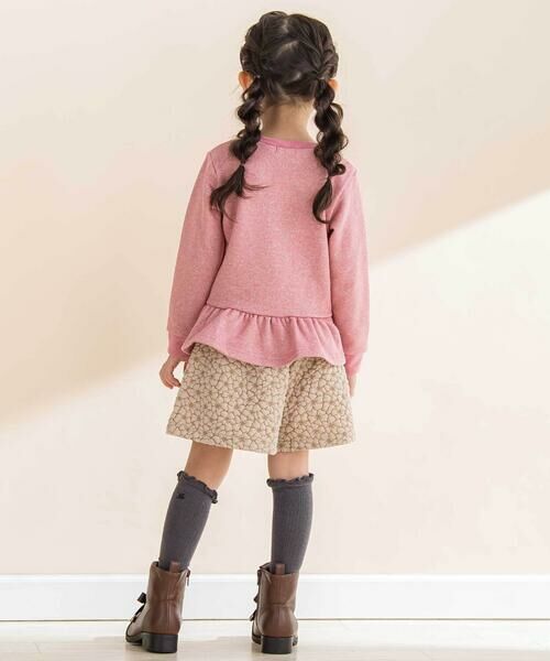 Noeil aime BeBe / ノイユ エーム べべ その他パンツ | 【お揃い】花柄ふくれJQキュロットパンツ(90~130cm) | 詳細2