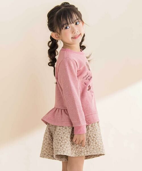 Noeil aime BeBe / ノイユ エーム べべ その他パンツ | 【お揃い】花柄ふくれJQキュロットパンツ(90~130cm) | 詳細3