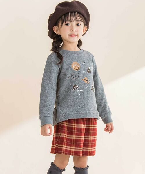 Noeil aime BeBe / ノイユ エーム べべ その他パンツ | 【お揃い】チェック柄キュロット(80~130cm) | 詳細2